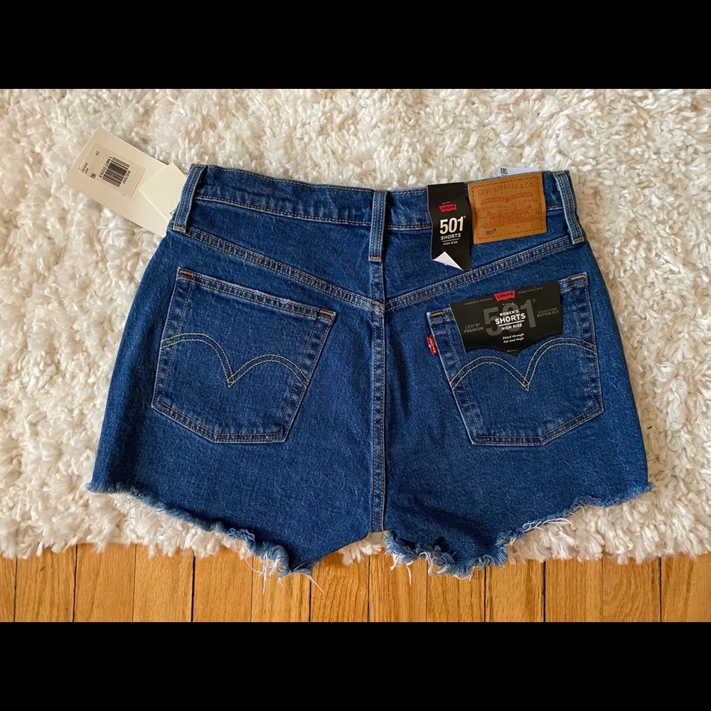 Levi’s 501 High Rise Jean Shorts - Picture 2 of 8